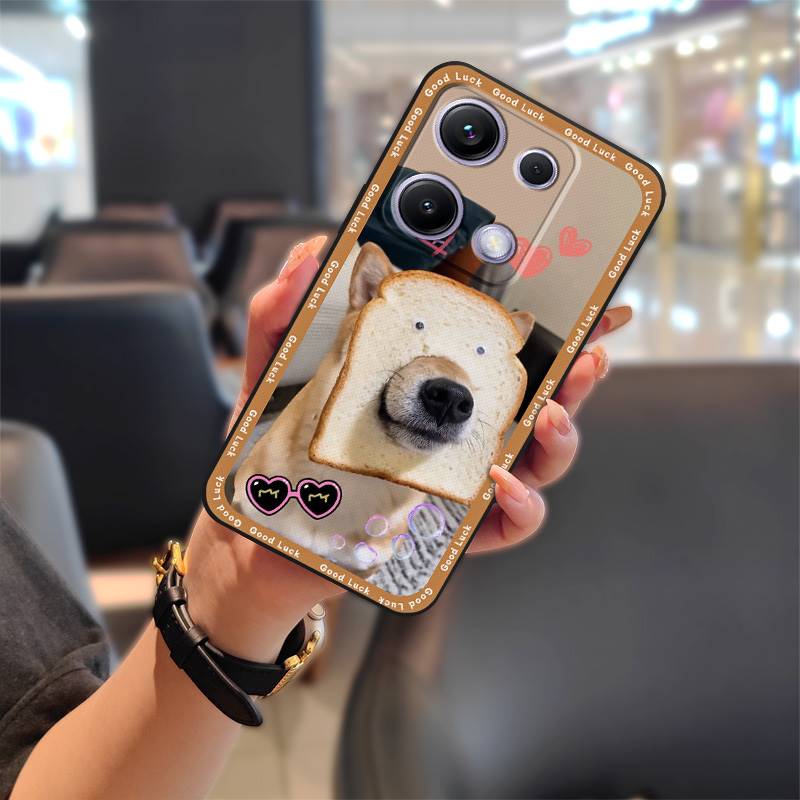 Anti-dust Silicone Phone Case For Redmi Note14S Global Back Cover Fashion Design Cartoon Anti-knock Soft Case TPU Cute