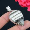 Prairie Agate Gemstone Pendant Solid 925 Sterling Silver Pendant Jewelry Gift For Unisex
