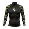 UPF 50 UV Protection Long Sleeve Rash Guard Diving Swimming Snorkeling Water Sports Unisex