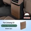 For Li Lixiang L6 L7 L8 L9 Car Rear Refrigerator Anti-Kick Pad Lixiang Rear Seat Air Conditioner Kick Plate Cover Accessories