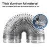 Aluminum Foil Ventilation Duct Scalable Vent Tube Dryer Vent Hose  Bathroom Kitchen System Vent