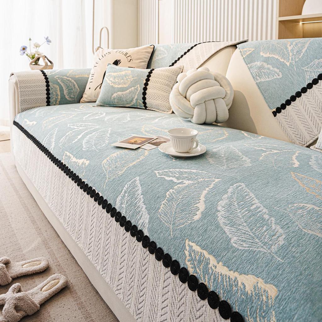 2025 Универсальная шенилловая подушка для дивана - Нескользящая, Четыре сезона, Высококачественный чехол для диванов прямой расстановки