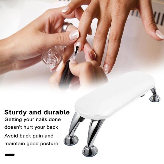 Manicure Hand Pillow Portable Foldable Anti-Slip Stable with 16 Screw Holes Hand Pillow for Comfortable Nail Art