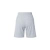 Li-Ning Solid Color Logo Print Straight Leg Casual Shorts Men Shorts Gray YKST057-1
