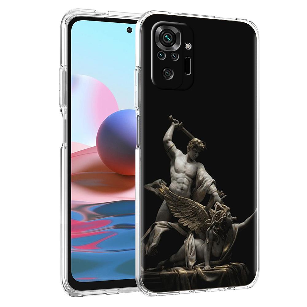 Чехол для телефона для Xiaomi Redmi Note 15 14 5G 13 12 10 11 Pro Plus 4G 14C 13C 12C Мягкий ТПУ Чехол Древнегреческая скульптура