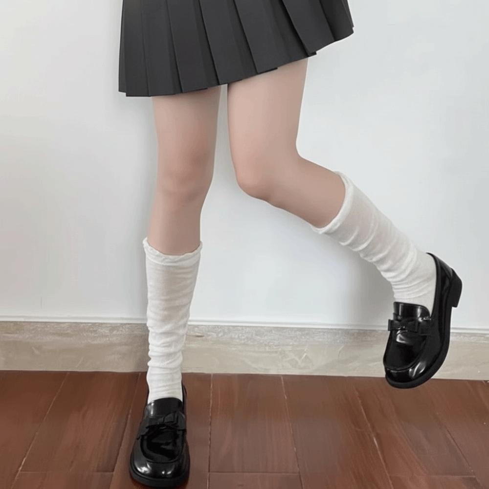 1 Pair Loose Thigh High Stockings Thin Ballet Hosiery Sweet Lolita Socks for Women