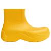 Bottega Veneta Puddle Rain Boots Rubber Classic Ankle Boots Women's Yellow 640045V00P07123