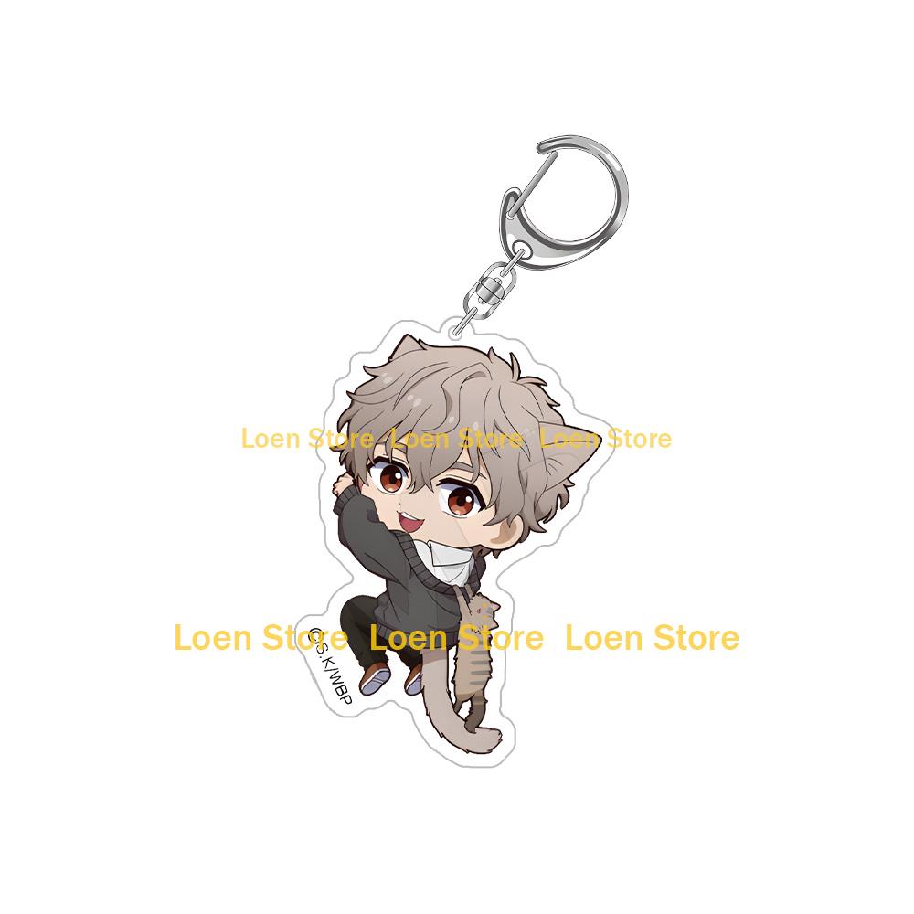 Ветровка Кошачьи ушки Choji Tomiyama Taiga Tsugeura Mitsuki Kiryu Kyotaro Sugishita Toma Hiragi Chibi Акриловый брелок-подвеска