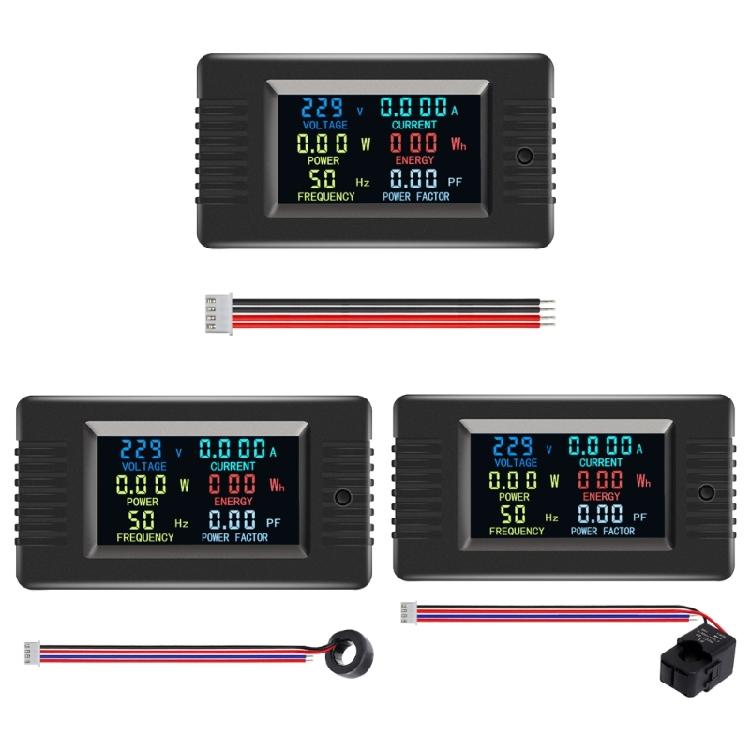 Wattmeter Power Meter Voltmeter AC110/220V Voltage 100A Current Power Analyzers LED Electricity Meter Detectors