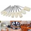 Watch Polishing 2.35/3mm Shank Wool Felt Polishing Cashmere Multiple Sizes Polishing Wheel Cashmere Polishing For Dremel