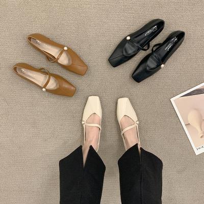 Детские туфли на плоской подошве 2025 года, весна-осень-лето, новый универсальный дизайн, женские туфли Мэри Джейн, вечерние туфли для легкого ветра