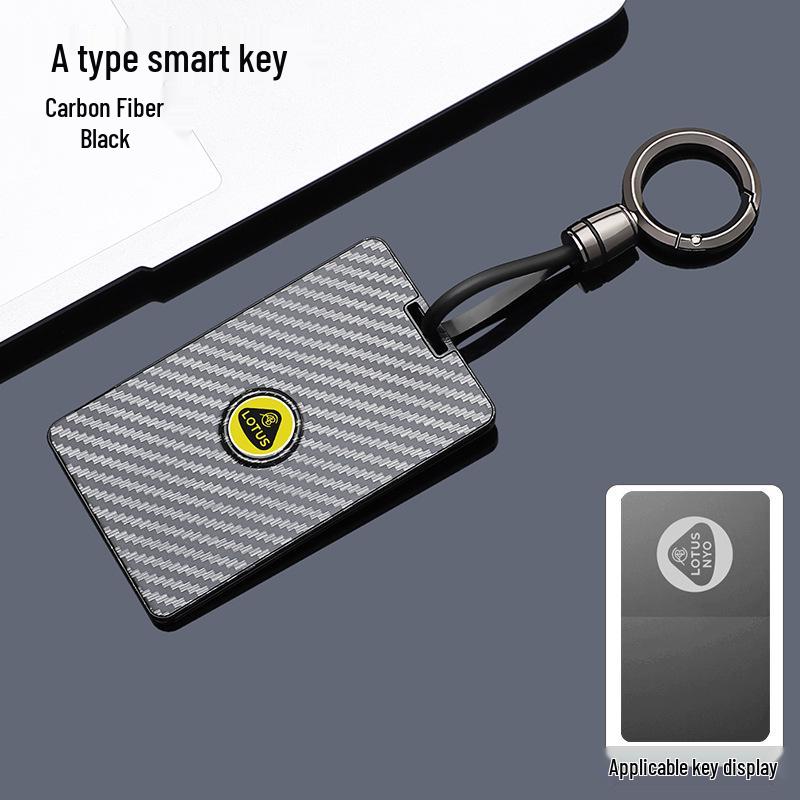 Держатель для карт NFC с цветочным узором Lotus ELETRE/EMEYA Чехол для автомобильного ключа из углеродного волокна