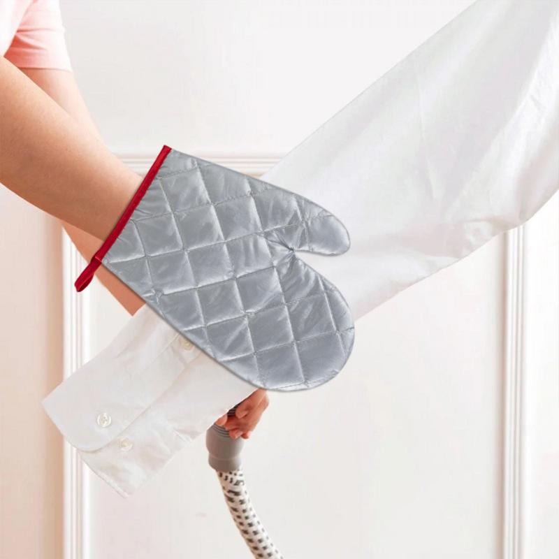 Hand-Held Mini Ironing Pad Sleeve Ironing Board Holder Resistant Glove for Clothes Garment Steamer Portable Protective Mat