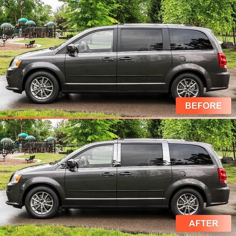 Для Dodge Grand Caravan 2008-2020/CHRYSLER Town&Country 2008-2016 стойки автомобиля, обшивка двери, окна, наклейки, Стайлинг