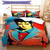 Elvis 3pcs Bedding Set Duvet Cover Closure Includes 1 Duvet Cover & 2 Pillowcases for All Seasons Bedroom Home Dorm Decor