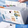 A4 Organ Bag, Multi-layer Test Paper Folder, Storage Bag, Classified and Organized Materials, Organ Folder, Simple and Elegant