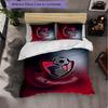 Bournemouth Football 3 Piece Bedding Set Soft Duvet Cover Set with Pillowcases Printed Bedroom Decor Set for Home