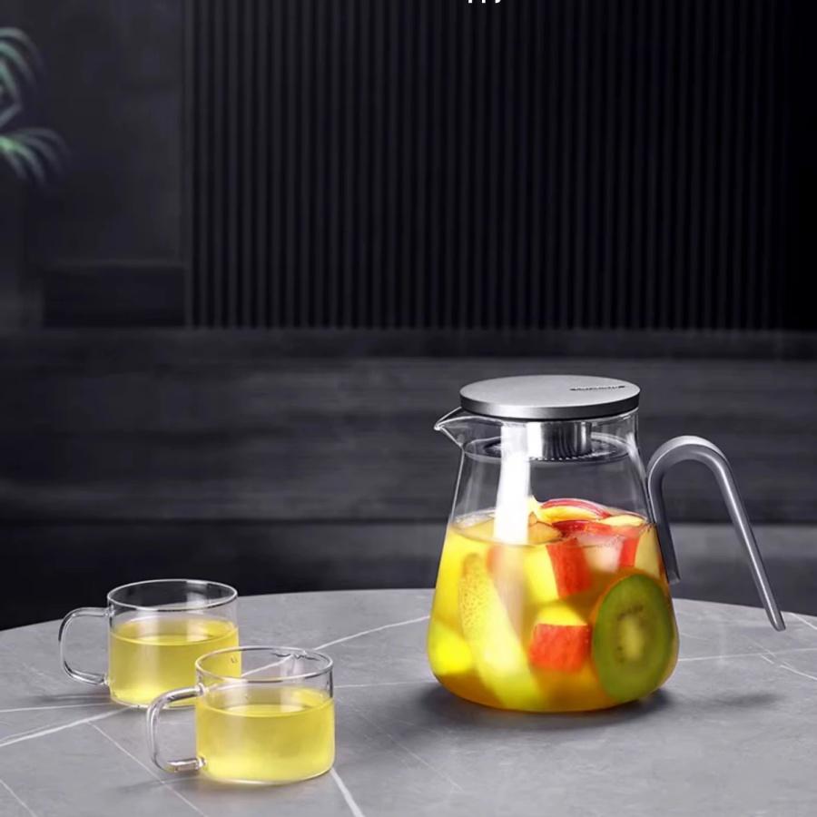 Чайник Samadoyo из высокоборосиликатного стекла, чайник для фруктового чая, набор для послеобеденного чая с фильтром, чайный сервиз 600 мл