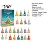 Holiday Hanging Acrylic Pendants 2026 Christmas Advent Calendar, Sea Glass Tree 2D Ornament Set Coastal Aesthetic Gift Box with String, Countdown
