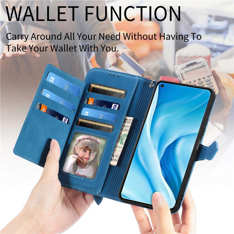 Кожаный чехол-бумажник для телефона с картой для Xiaomi 12 11 11T 10 10S 10T Poco X3 GT M4 X4 Pro Lite Redmi 10A 10C 9A 9C 8A Note 8 9 10 11 противоударный чехол-подставка