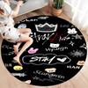 SKZ Round Area Rug,Carpet Rug for Living Room Bedroom Sofa Playroom Decor,Non-slip Floor Mat