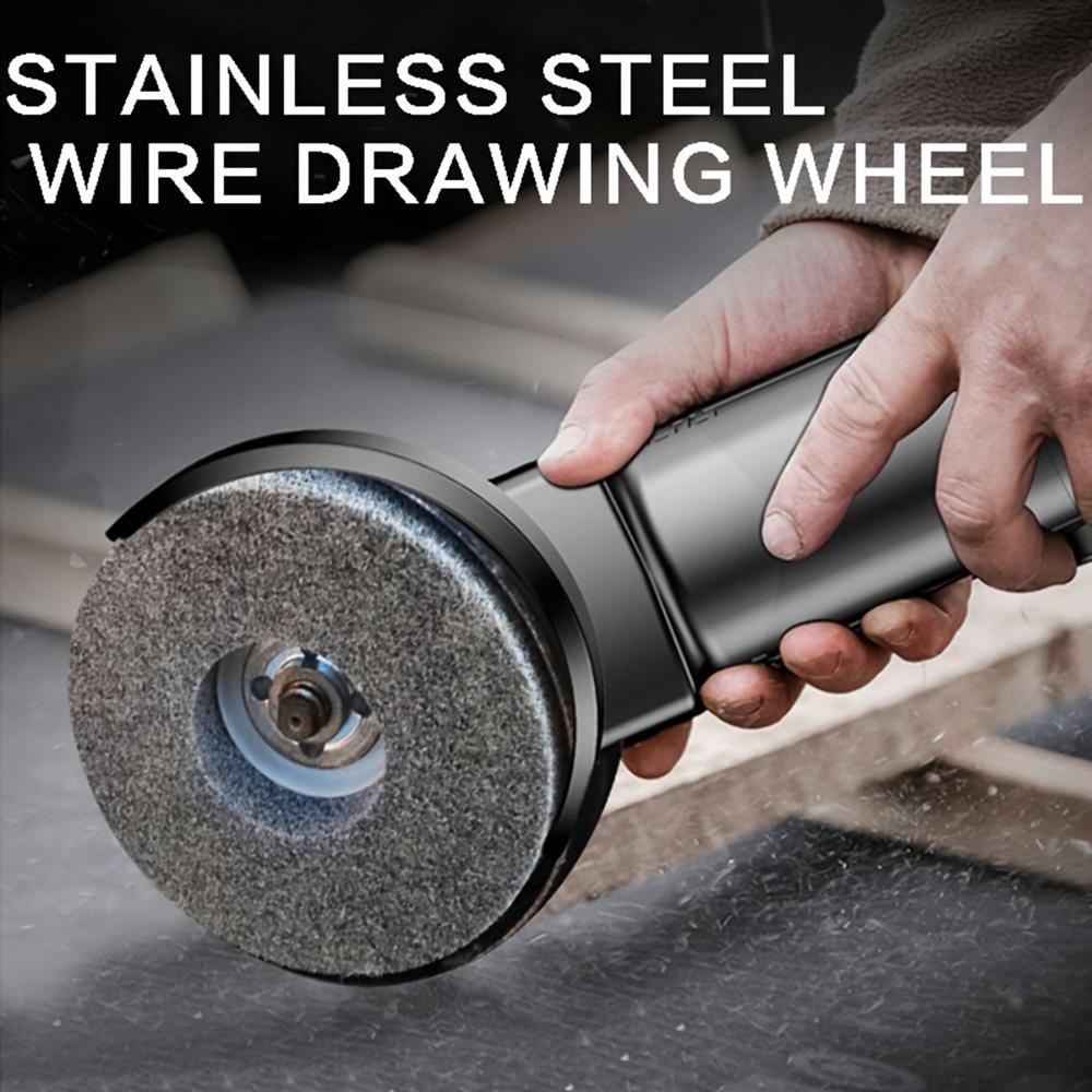 100 мм полировальный круг из нейлонового волокна, нетканый абразивный диск, 4'' шлифовальный полировальный круг для металлов, керамики, мрамора, дерева, изделий ручной работы