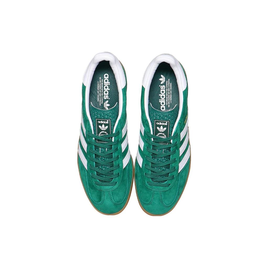 adidas Кроссовки унисекс Gazelle Indoor Collegiate Green Gum, обувь-белая резинка-2 IG1596
