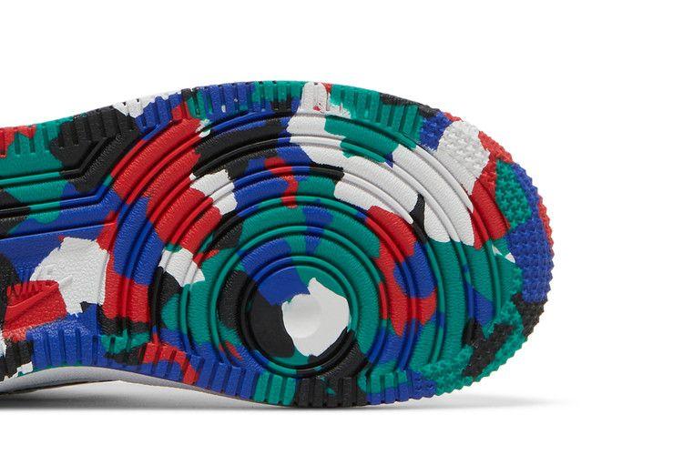Kids' Sneakers Nike Air Force 1 Low Crayon White Multi (PS) White/Hyper Blue-Neptune Green-Multi-Color
