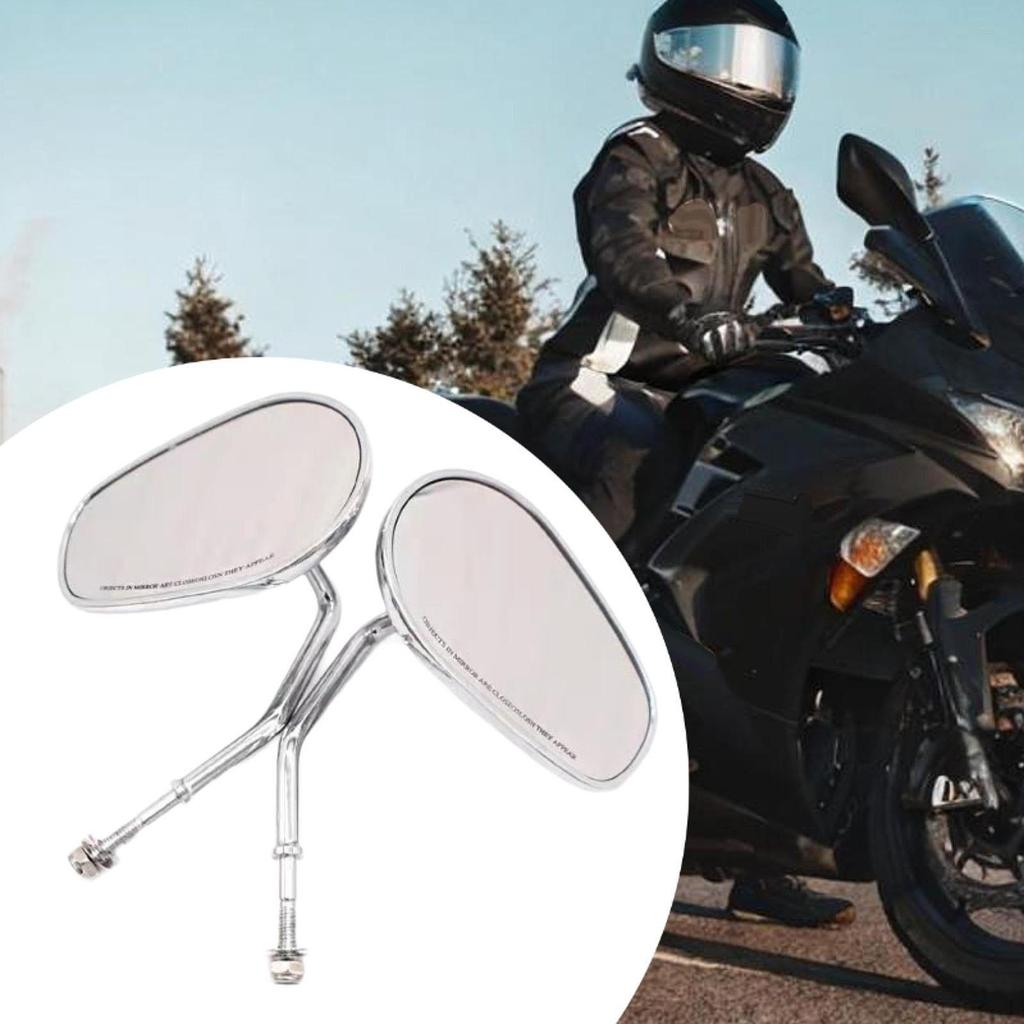 2 шт. Зеркала заднего вида для мотоцикла Высокопроизводительные детали Прочные Практичные Профессиональные