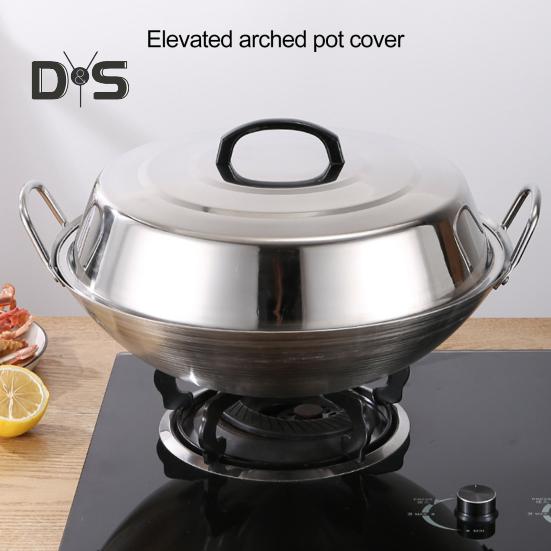 Круглый купол для плавления сыра с термостойкой ручкой Прочный, нержавеющий, можно мыть в посудомоечной машине Утолщенная сверхпрочная крышка кастрюли