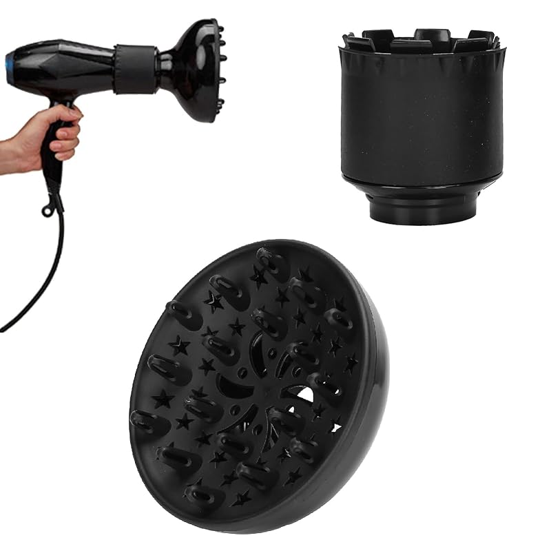 Универсальный диффузор для волос, Профессиональная насадка-диффузор для фена 2,75 дюйма и для придания объема, Насадка-диффузор для фена,