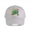 Festive Holiday Squad Memory Sparkle Baseball Cap Fashion Outdoor Sports Sunhat Unisex Snapback Cap Womens