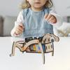 Набор для сборки модели робота 3D Деревянная сборная игрушка Подарок на день рождения Инструмент для изучения науки Мини DIY
