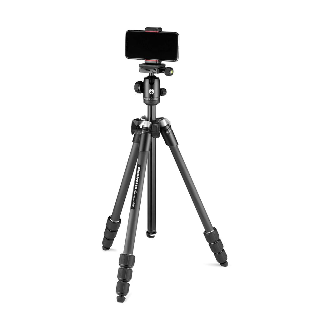 Комплект Manfrotto Element MII Carbon MBT с пультом, чехлом, адаптером, UNI/PdR 1052021