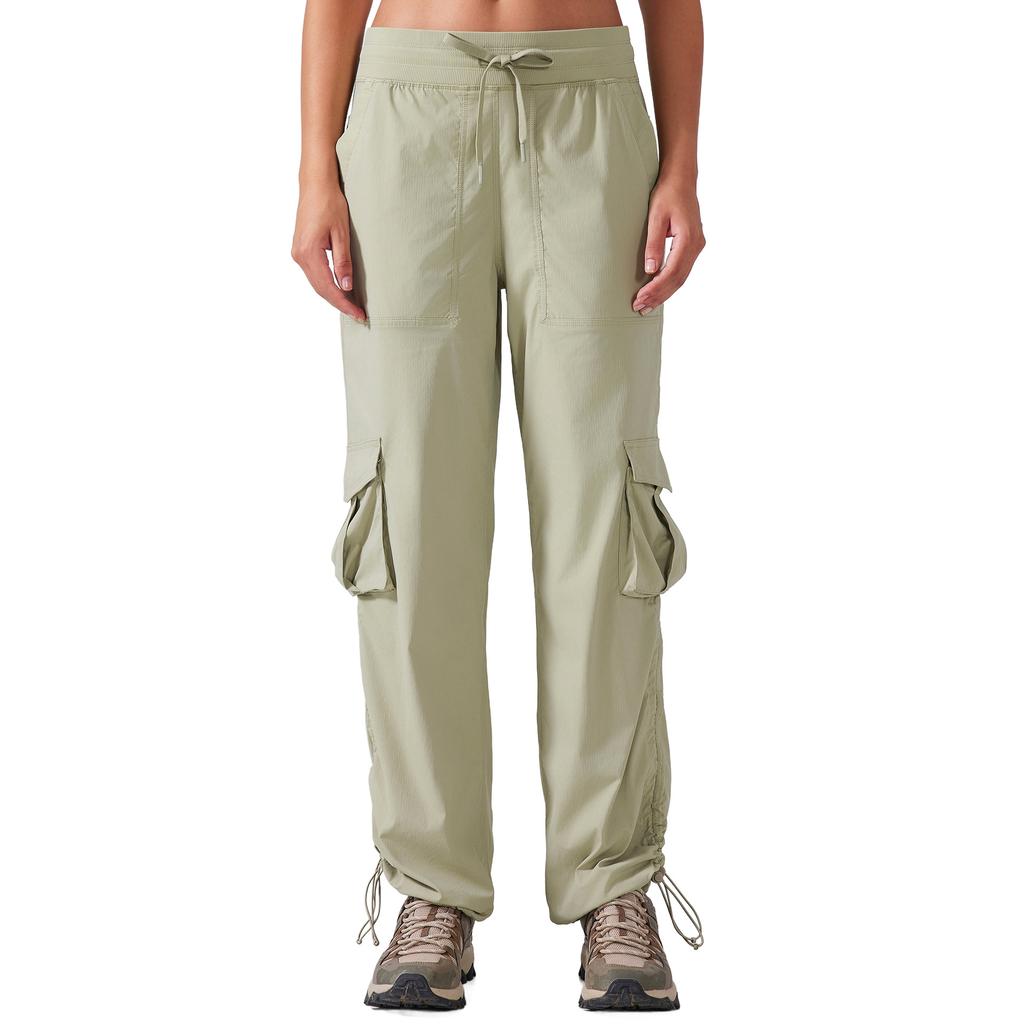 New Light and Quick-drying Outdoor Running Sports Pants Women's Drawstring Large Pocket Wide-leg Tooling Casual Pants