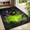 Custom Name Undersea Mermaid Adventure Carpet Rug Customizable Soft Washable Anti-Slip Home Living Room Sofa Mats Personalized Rug. 0909359