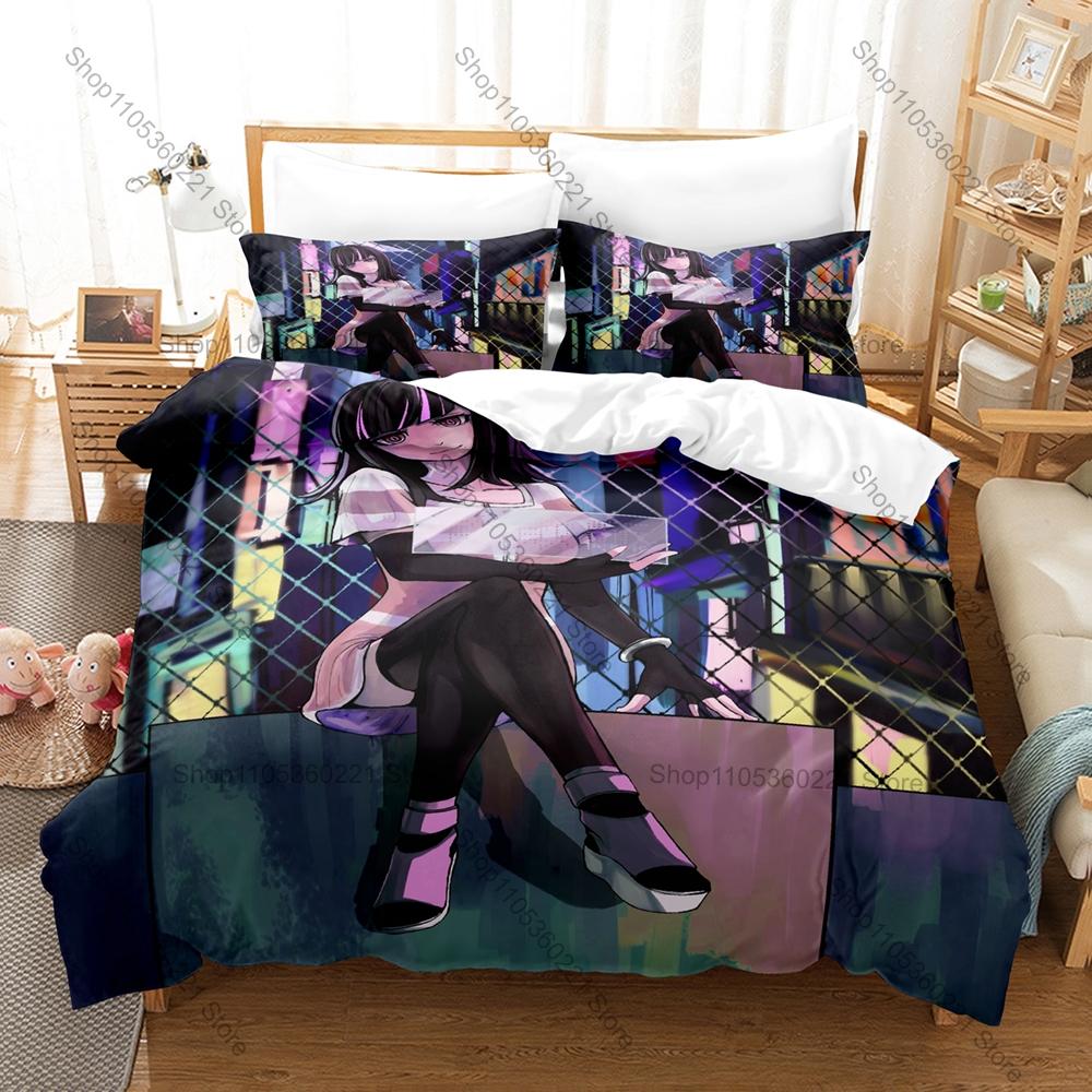 Cool Personality Akudama Drive Bedding Set New 3D Printed Anime Duvet Cover Set Soft Comfortable Bed Cover Home Decor