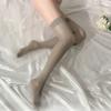 Тонкие нейлоновые длинные носки чулки прозрачные в японском стиле чулки до бедра женские девушки лолита гольфы до колена