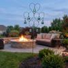 Rustic Wind Chime Ground Plug Heart-Shaped Yard Ornament Garden Decoration  Outdoor Decoration