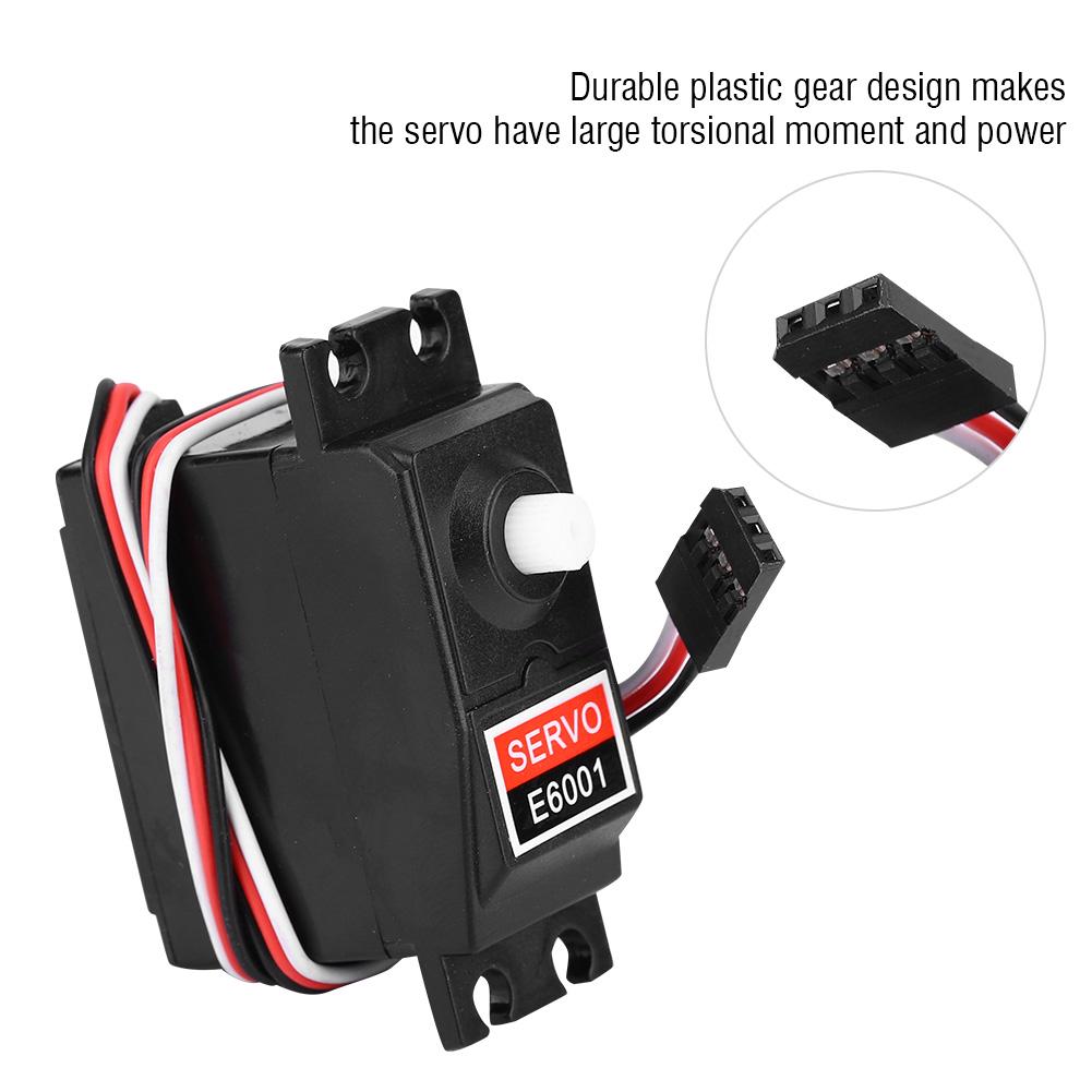6KG E6001 Plastic Gr Analog Servo for 94105 94106 94166 1/10 RC Car