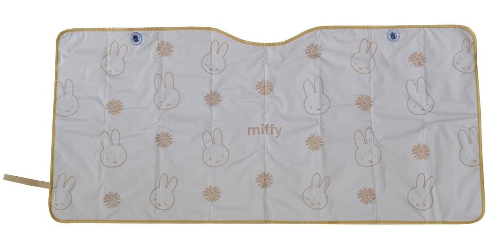 Miffy Sunshade Miffy Nicot Windshield Heat and Light Car Character Flip-Up 4, Sunshade, Blocking, Accessories, Cute, LIC-MF0162 (Miffy & Flower) /