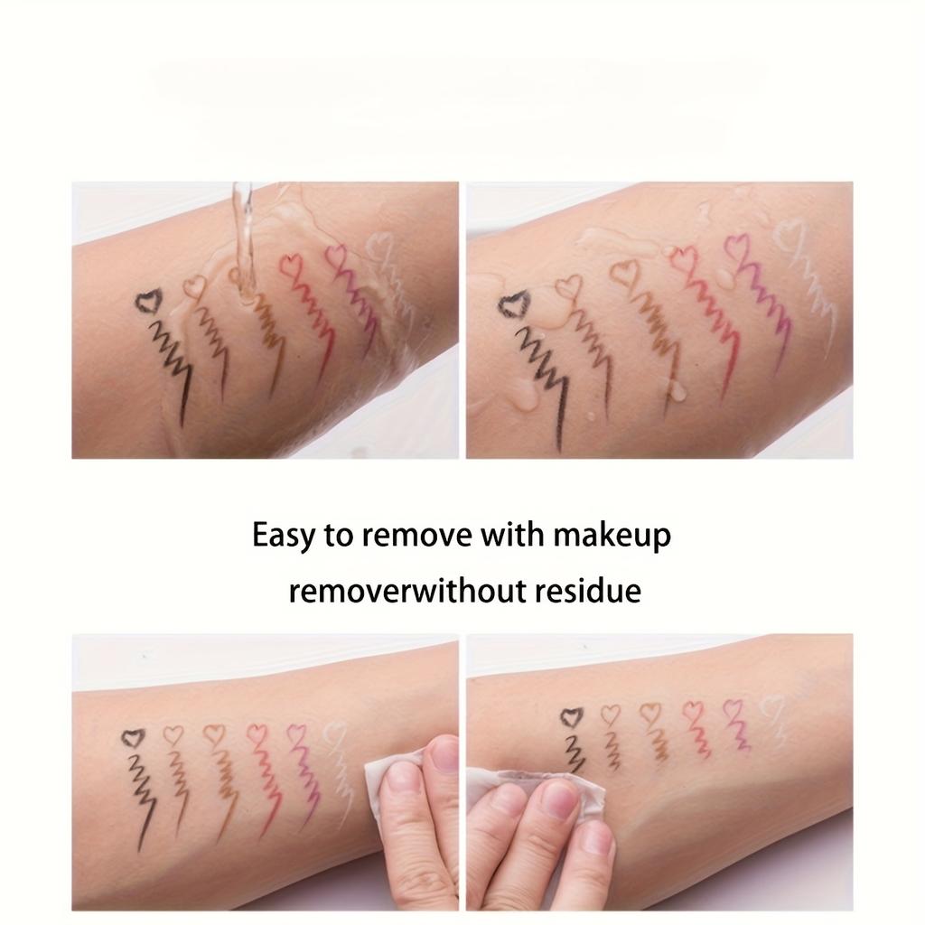 8-цветные автоматические выкручивающиеся гелевые карандаши для глаз: Водостойкая, не размазывающаяся, стойкая, легко наносится и обеспечивает легкое нанесение макияжа глаз