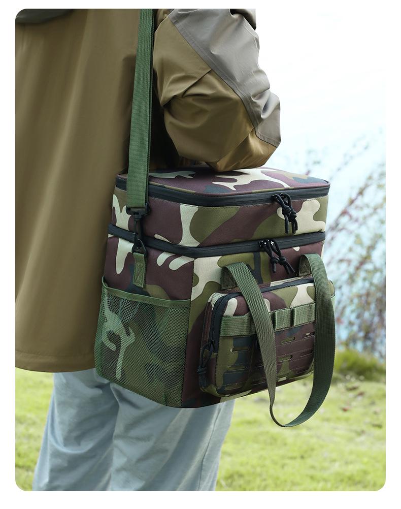 Bei Lian Double Layer Leakproof Insulated Picnic Handbag with Large Capacity for Outdoor Use
