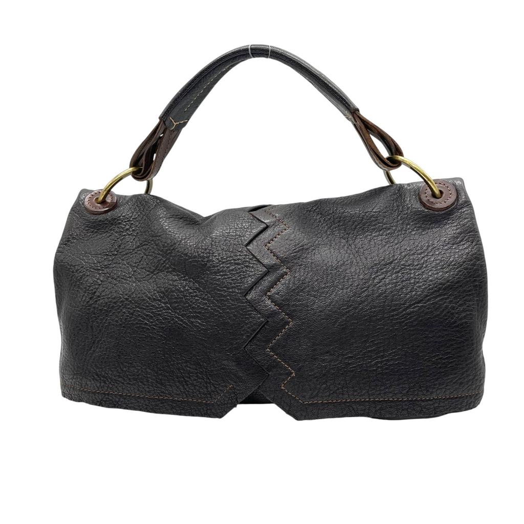 Used gentenHandbag Brown leather Women