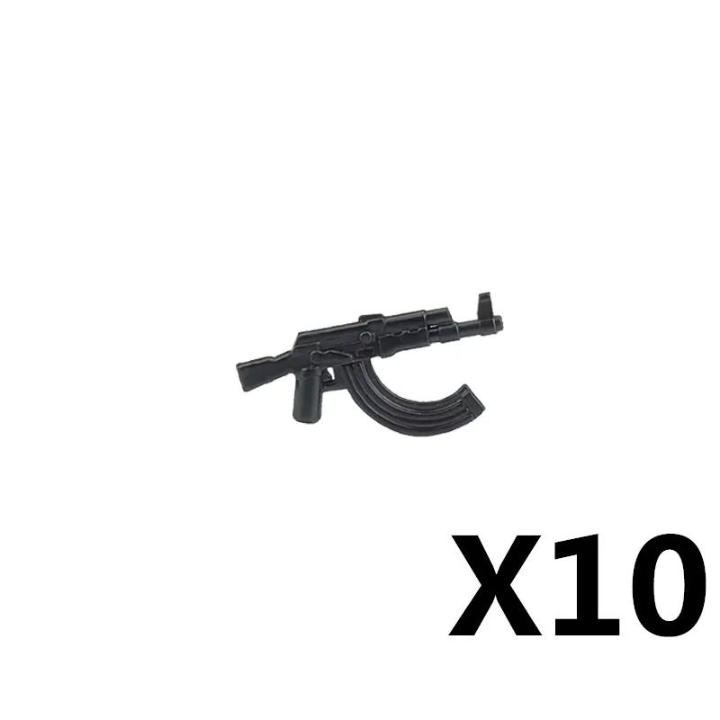 MOC Военные Строительные Блоки Аксессуары Оружие Огнестрельное Оружие Спецназ Солдаты АКМ Ракетные Установки Ночное Видение Игрушки Подарки X036