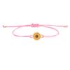 Alloy Sunflower Daisy Wax Rope Friendship Bracelet