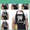 Современный стильный водонепроницаемый фартук для барбекю с креативными забавными принтами для всех случаев