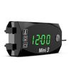 3 In 1 Motorcycle Meter LED Digital Time Clock Thermometer Voltage Voltmeter Waterproof Battery