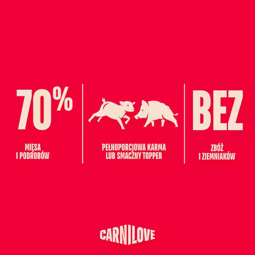 Carnilove Canned Wet Dog Food Adult Lamb and Wild Boar Pate 400g