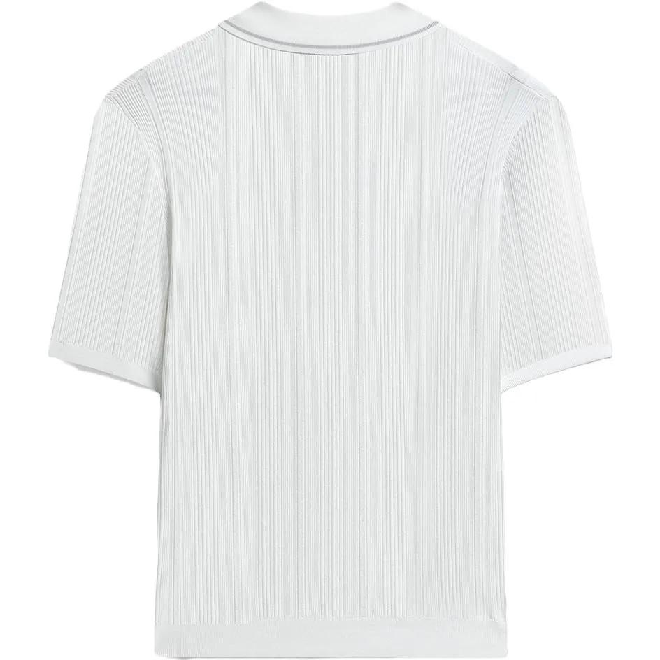 FILA Polo Shirt Women's Standard White (Unisex) Polo Shirts F11W321410FWT